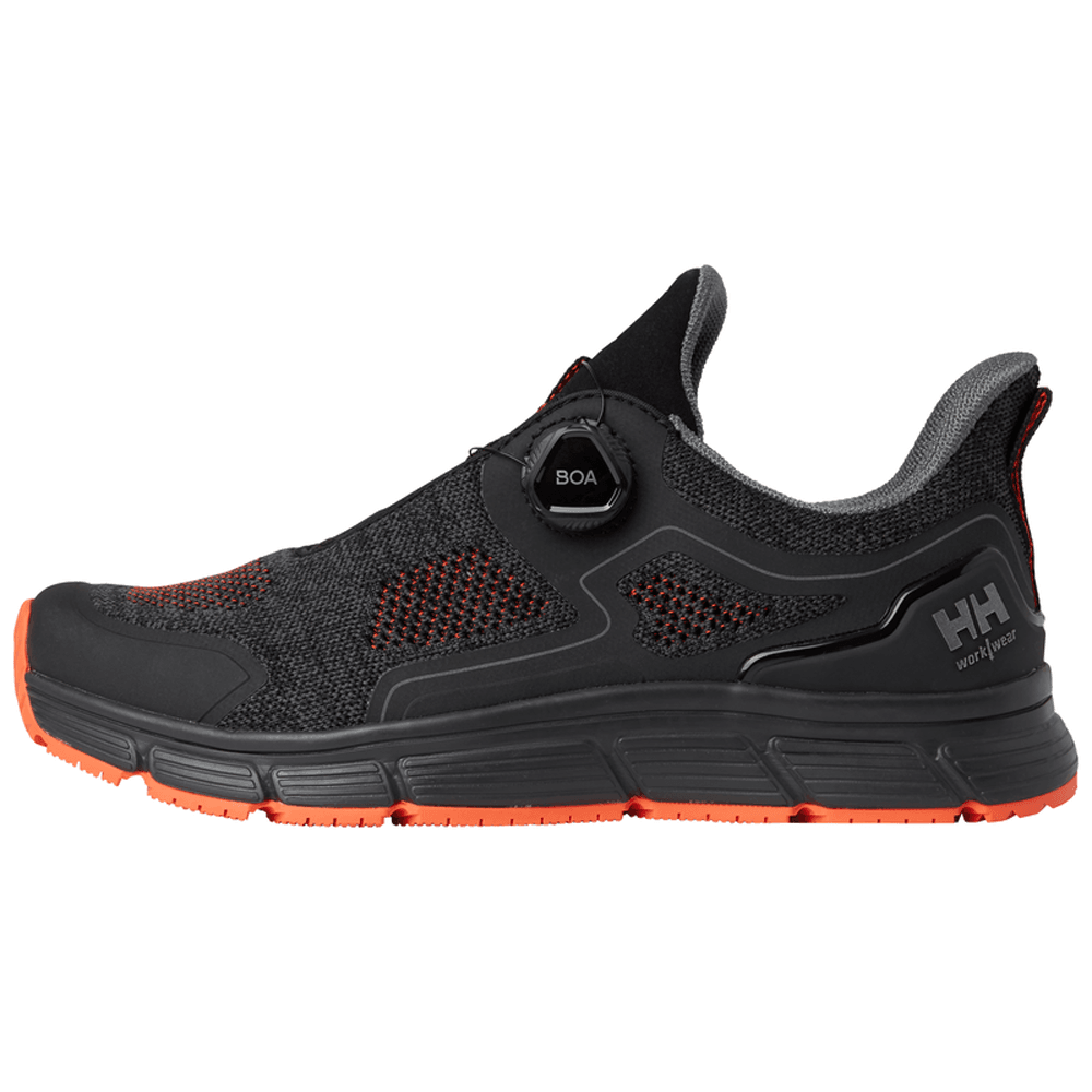 Helly Hansen 78358 Kensington Low-Cut BOA O1 - Soft Toe Work Shoes Black / Orange