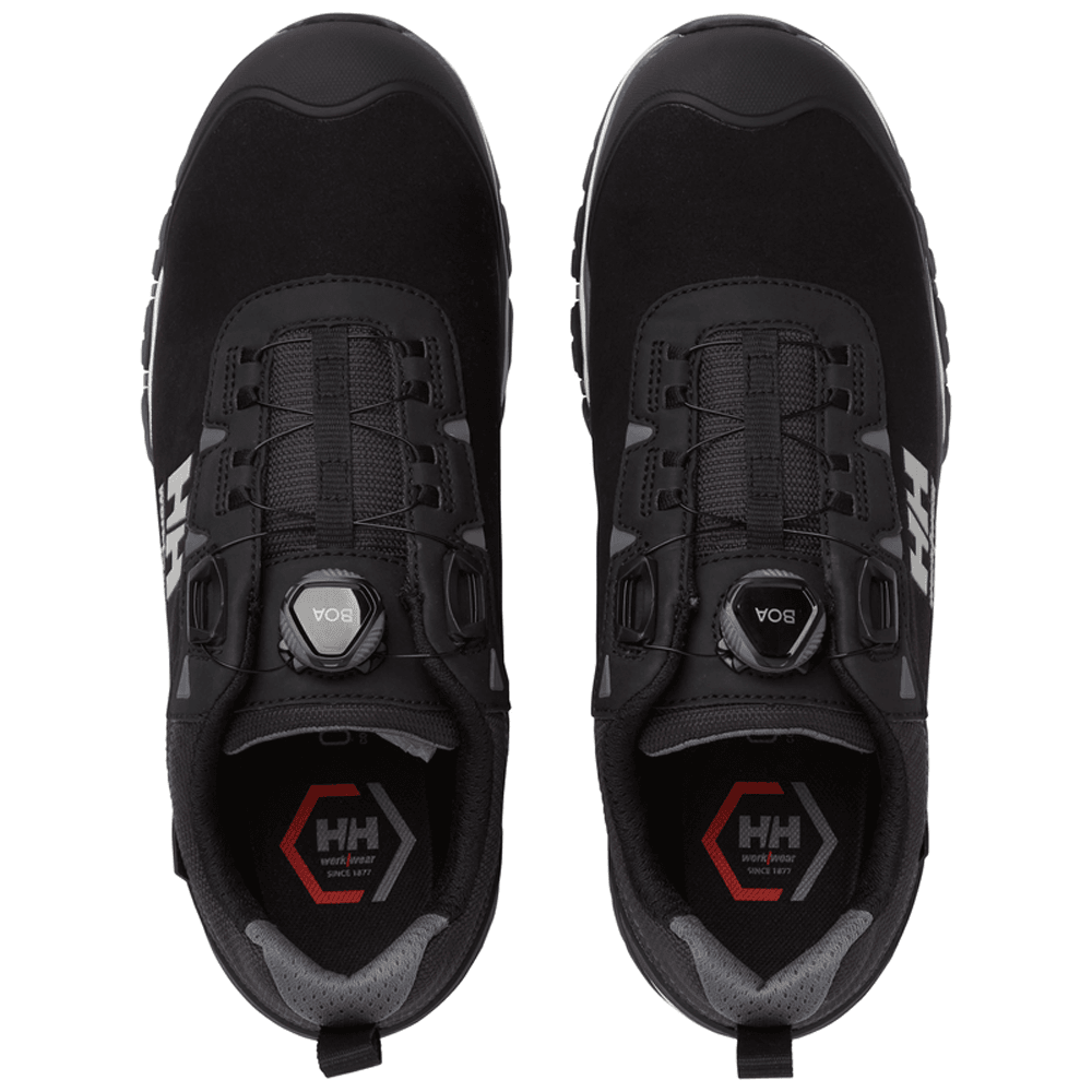 Helly Hansen 78382 Chelsea Evolution 2.0 Low-Cut BOA S3 HT Wide Shoes Safety Trainers Black / Grey