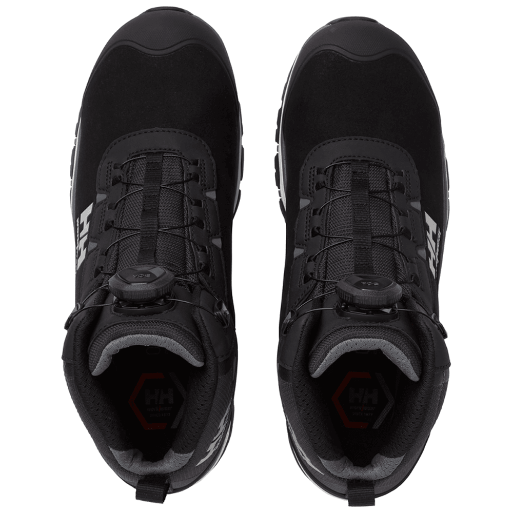Helly Hansen 78383 Chelsea Evolution 2 Mid-Cut BOA S3 HT Wide Shoes Safety Hiker Boots Black / Grey