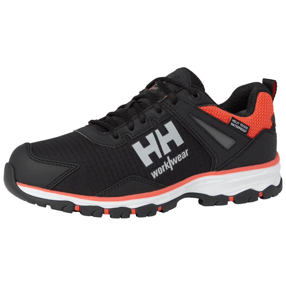 Helly Hansen 78388 Chelsea Evolution 2.0 Low-Cut O2 HT - Soft Toe Work Shoes Black / Orange