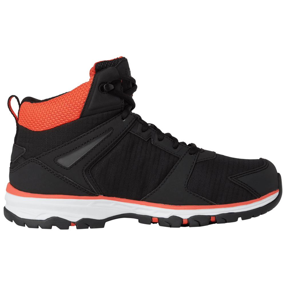 Helly Hansen 78389 Chelsea Evolution 2.0 Mid-Cut O2 HT - Soft Toe Shoes Safety Hiker Boots Black / Orange