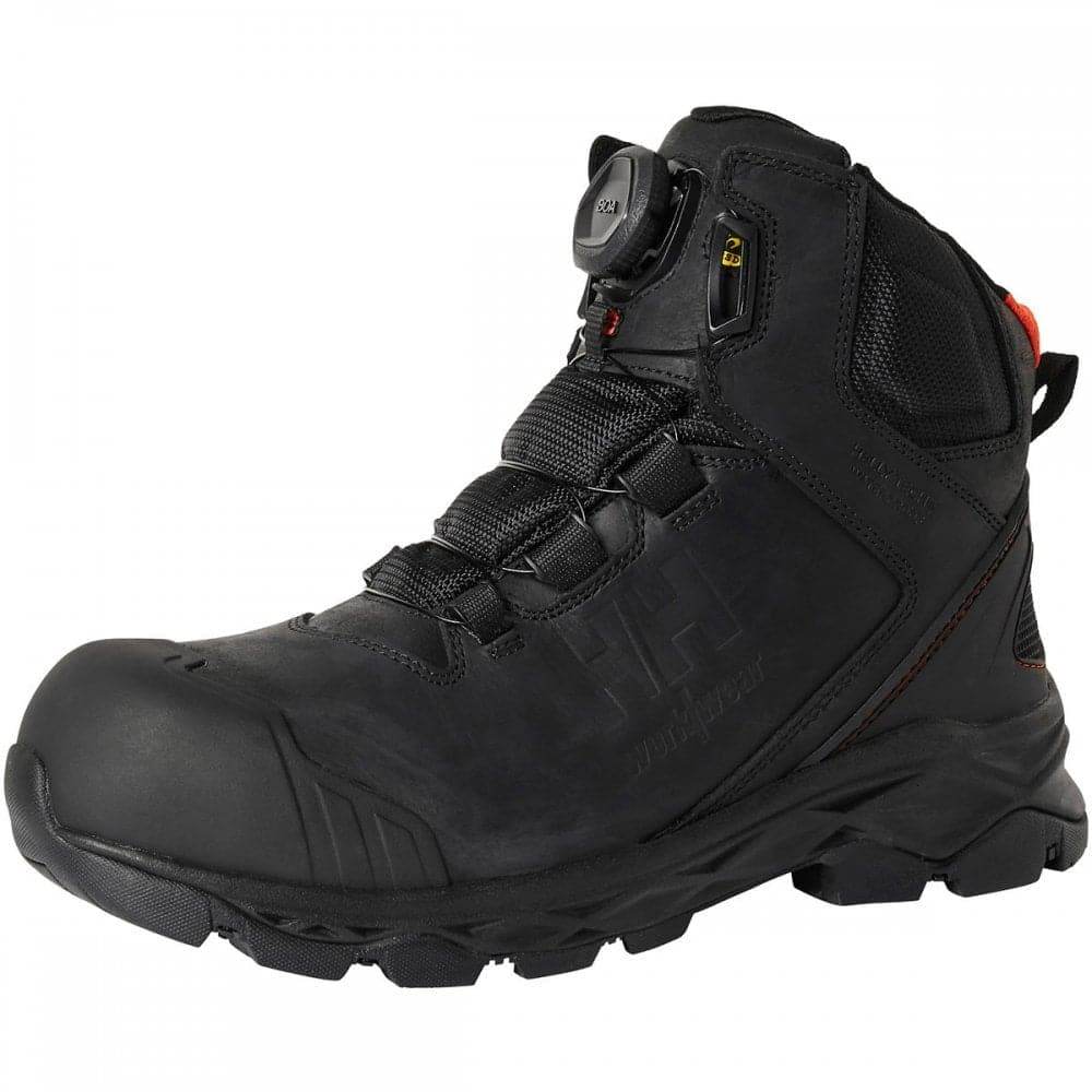 Helly Hansen 78401 Oxford BOA Composite- Toe Waterproof Safety Boots Black
