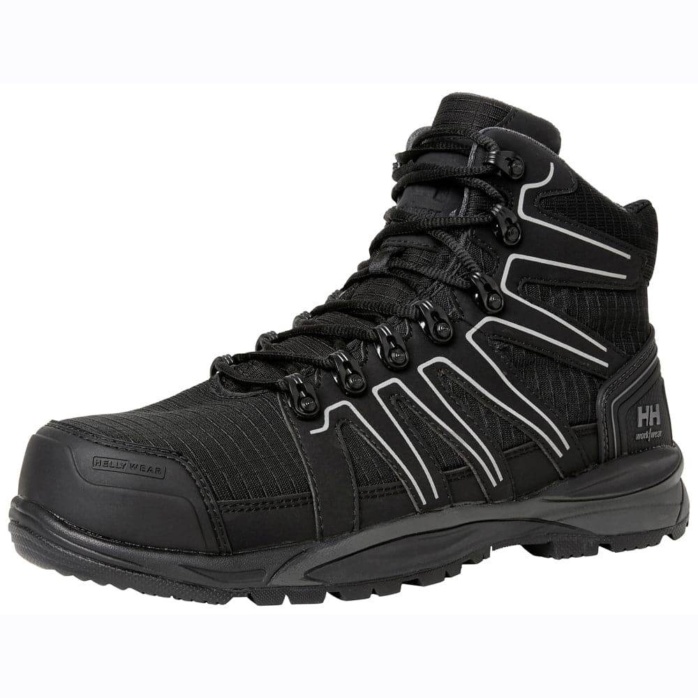 Helly Hansen 78422 Manchester Composite Toe Safety Mid Shoe Safety Boots Black / Grey