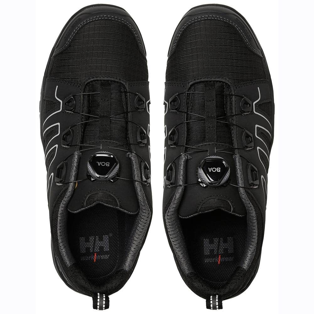 Helly Hansen 78423 Manchester Low BOA S3 Composite Toe Safety Trainers Shoe Black / Grey