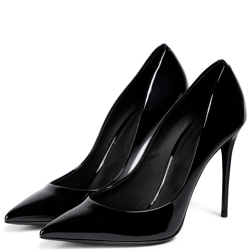 Womens Stiletto Heel Slip On Pointed Toe Heels