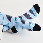 Bare Kind Save the Hippos Bamboo Socks