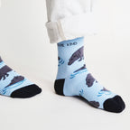 Bare Kind Save the Hippos Bamboo Socks