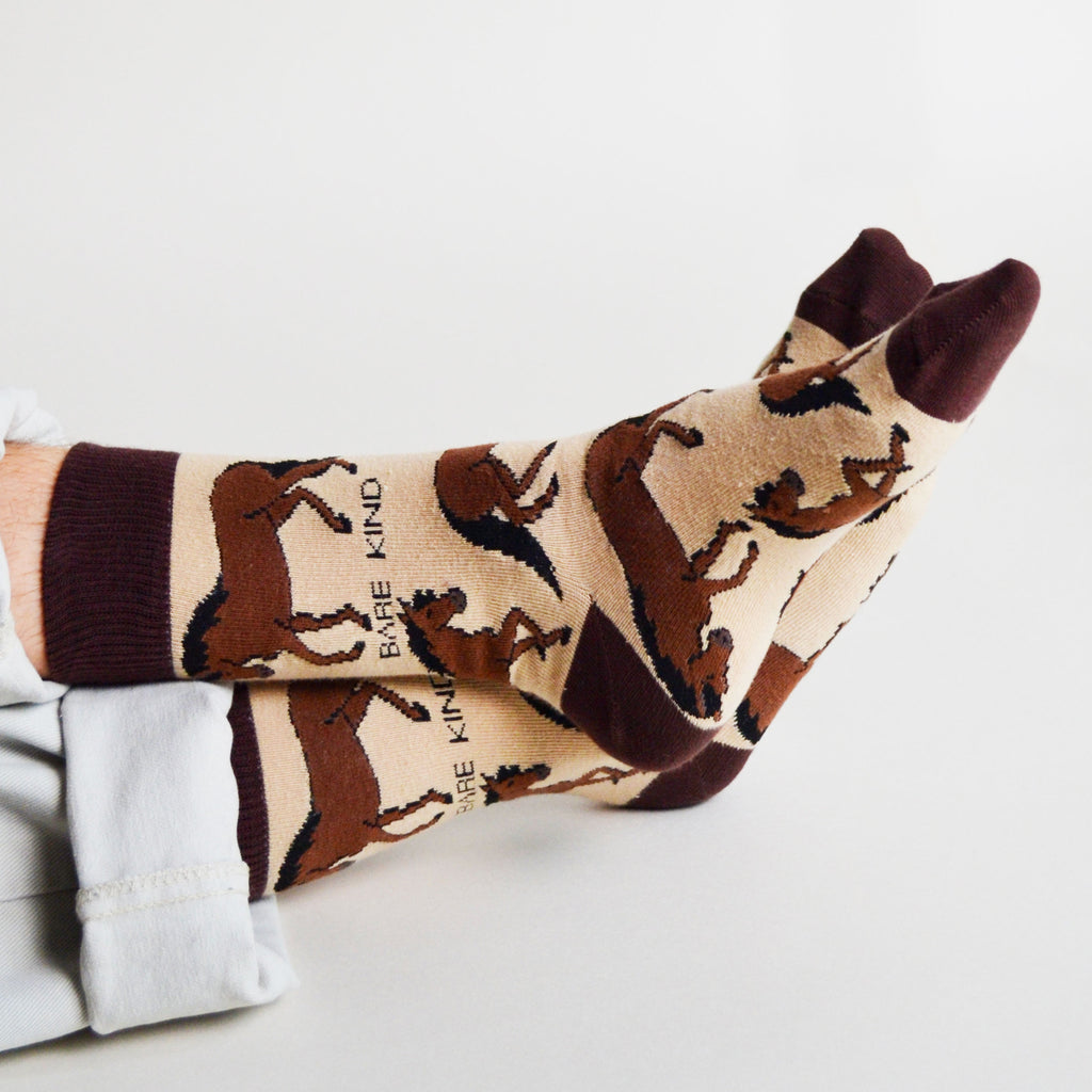 Bare Kind Save the Horses Bamboo Socks