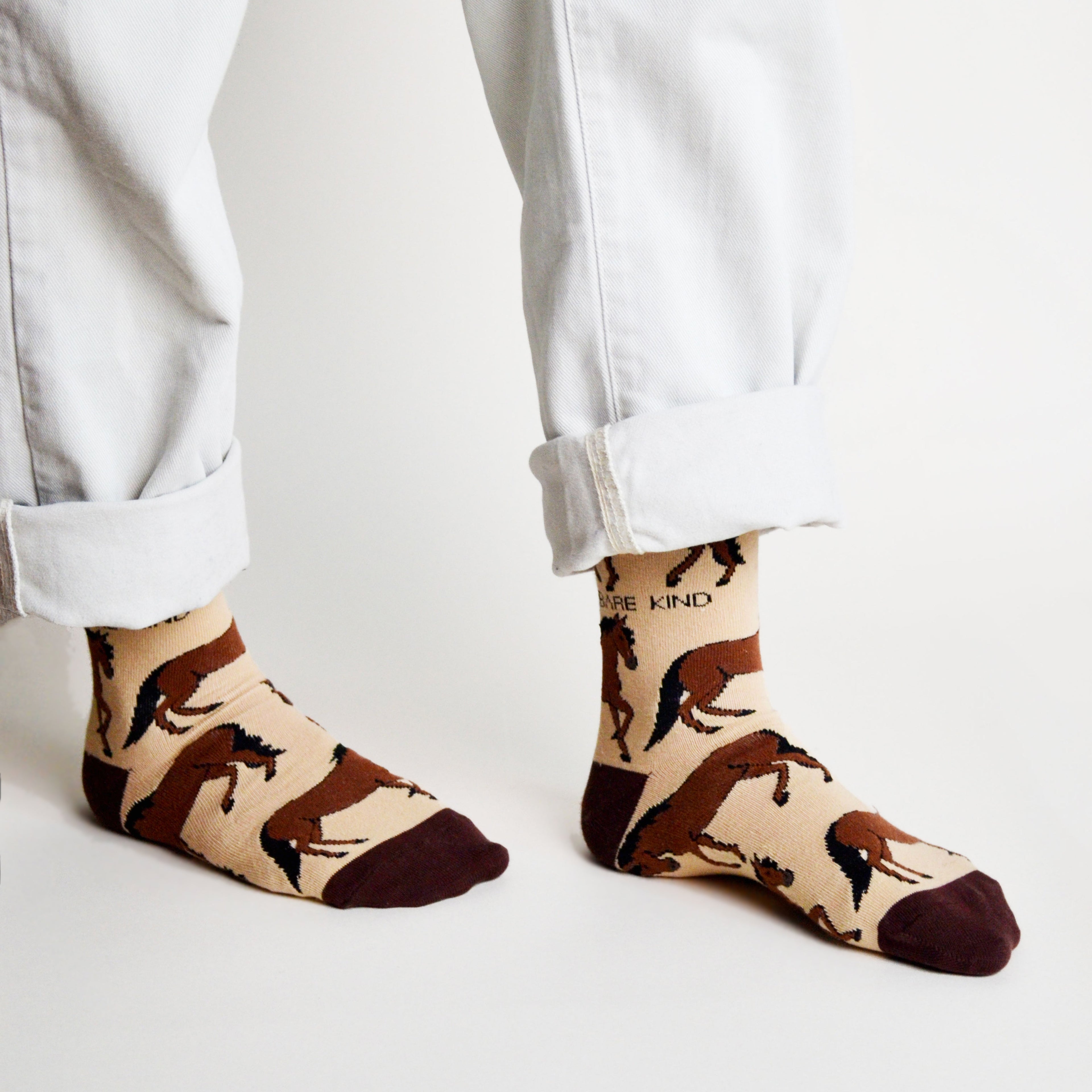 Bare Kind Save the Horses Bamboo Socks