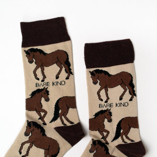 Bare Kind Save the Horses Bamboo Socks