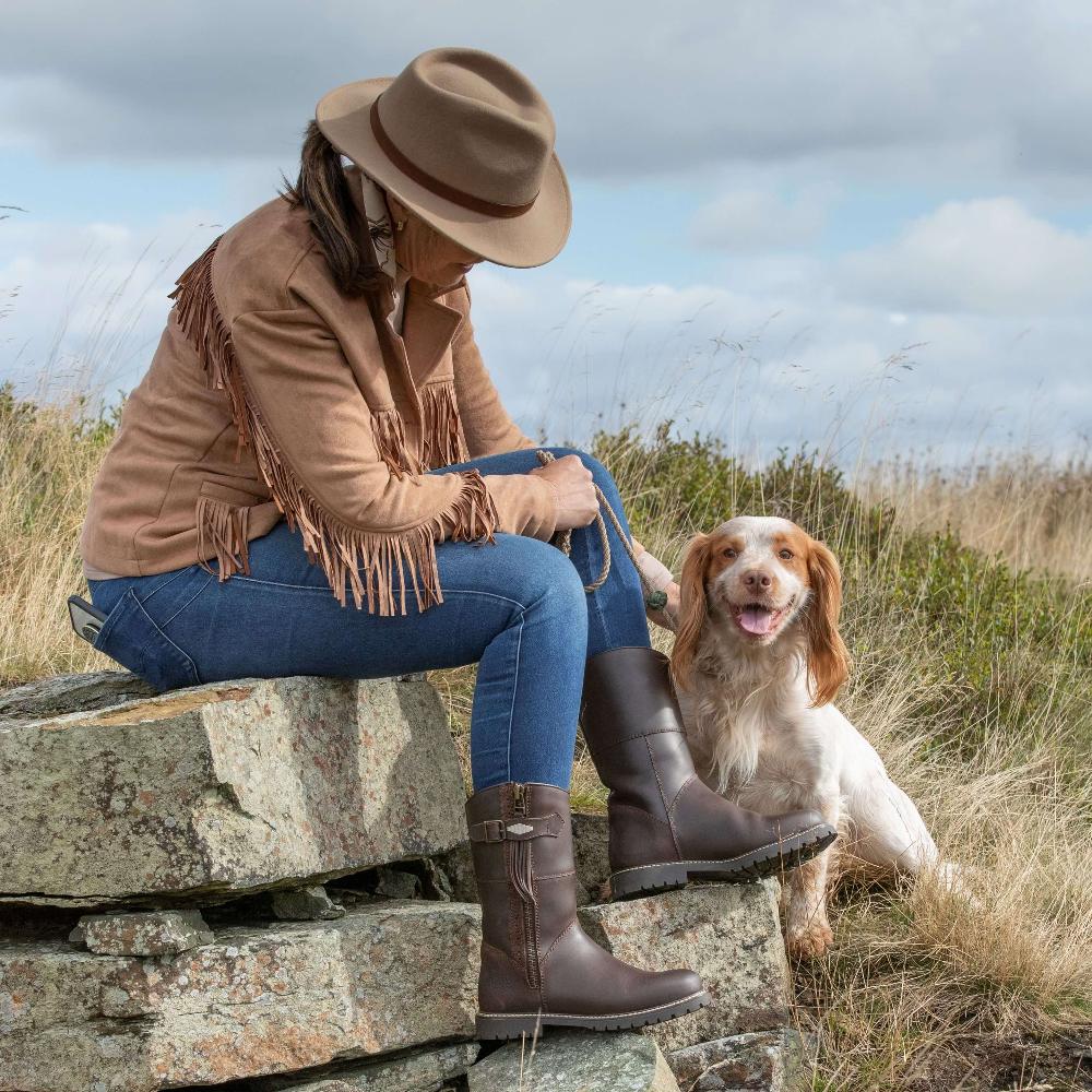 Bareback Footwear Hudson Mid Boots Chocolate