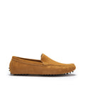 Hugs & Co Mens Driving Loafers Tobacco Suede