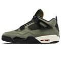 Undefeated x Air Jordan 4 Retro 2025 shoes main side profile