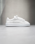 Blaekh Staple White Trainers