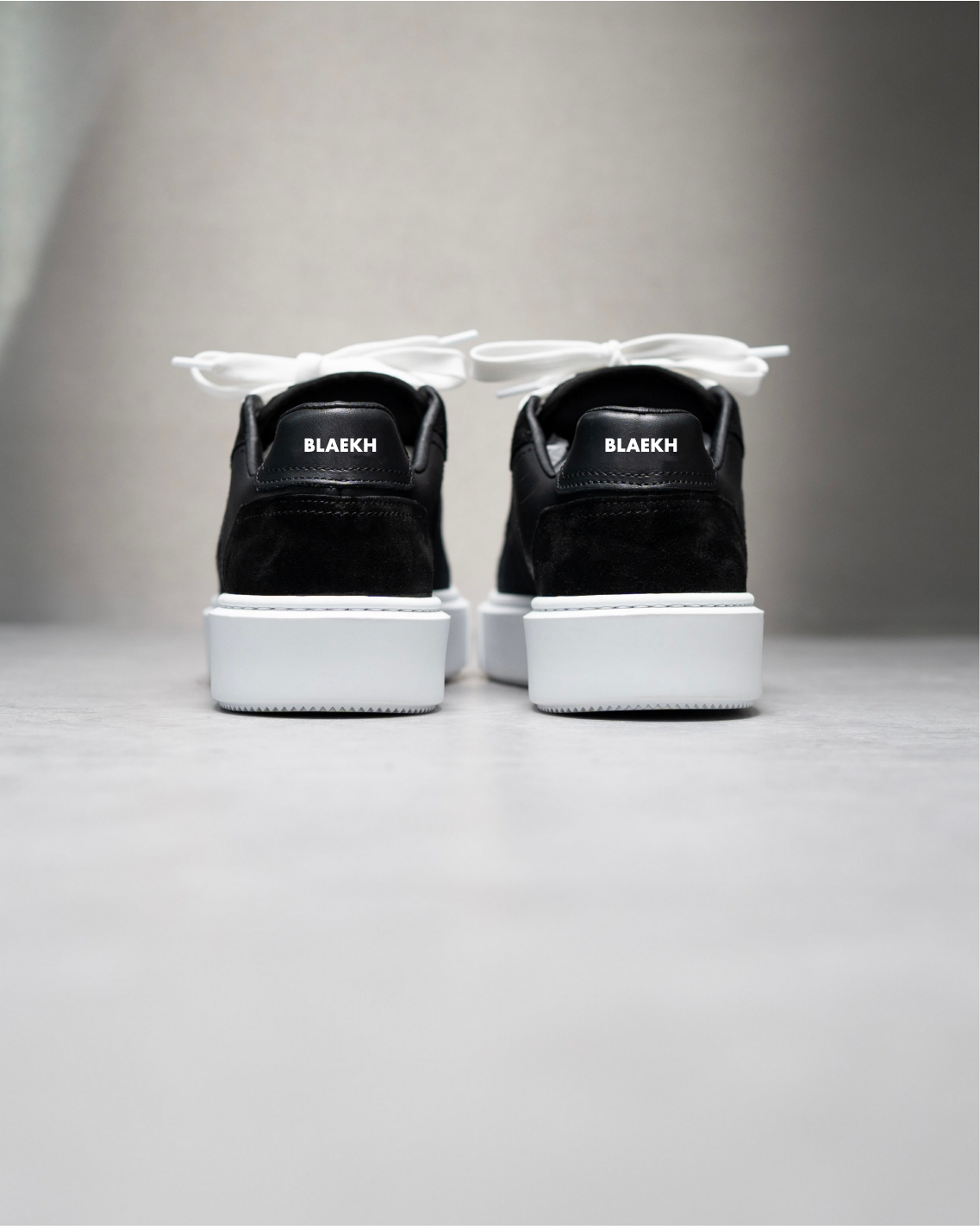 Blaekh Staple Black White Trainers