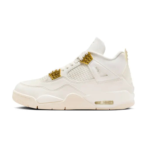 Air Jordan 4 Retro Metallic Gold Womens Trainers