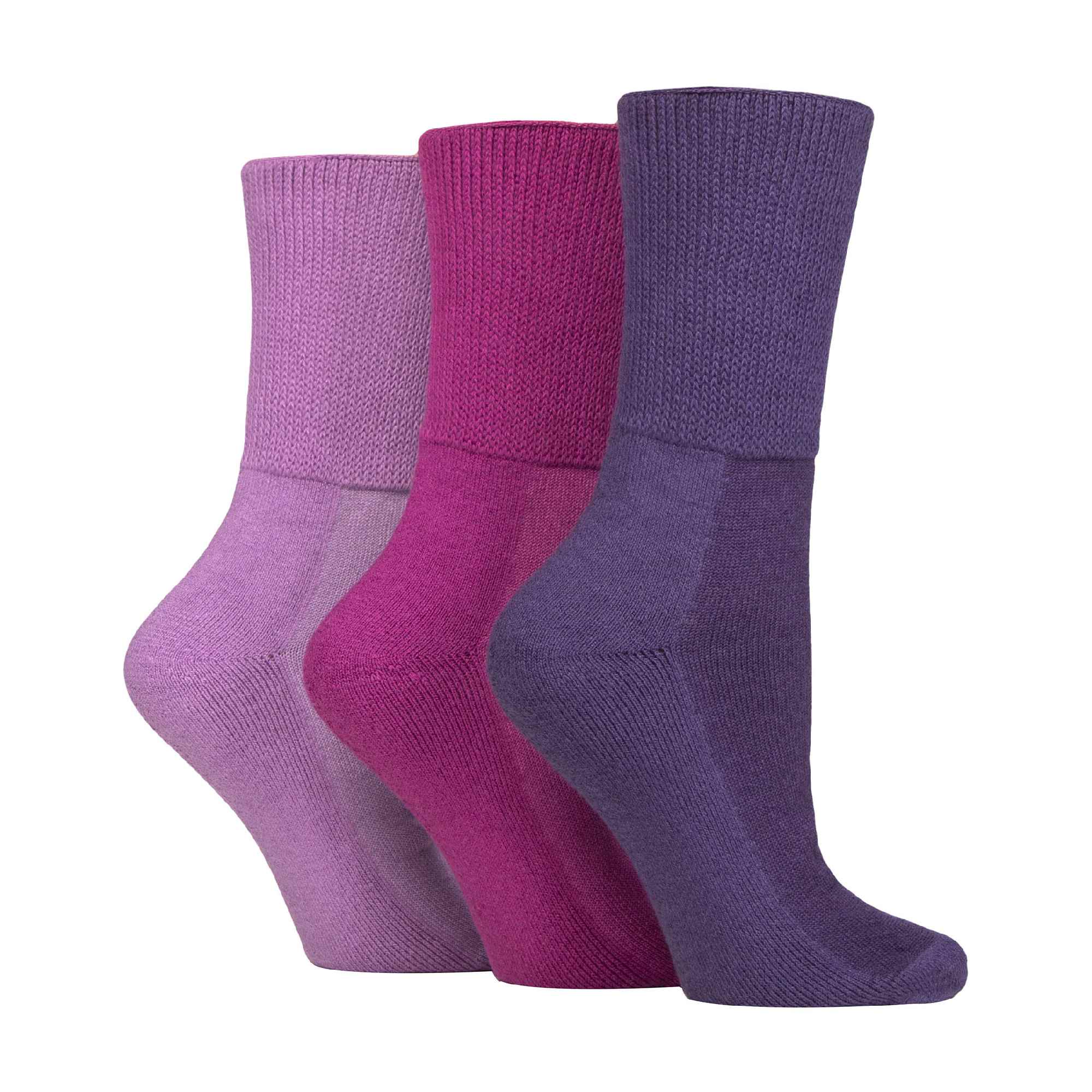 Sock Snob 3 Pack Extra Wide Bamboo Diabetic Socks for Swollen Legs