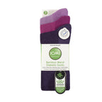 Sock Snob 3 Pack Extra Wide Bamboo Diabetic Socks for Swollen Legs