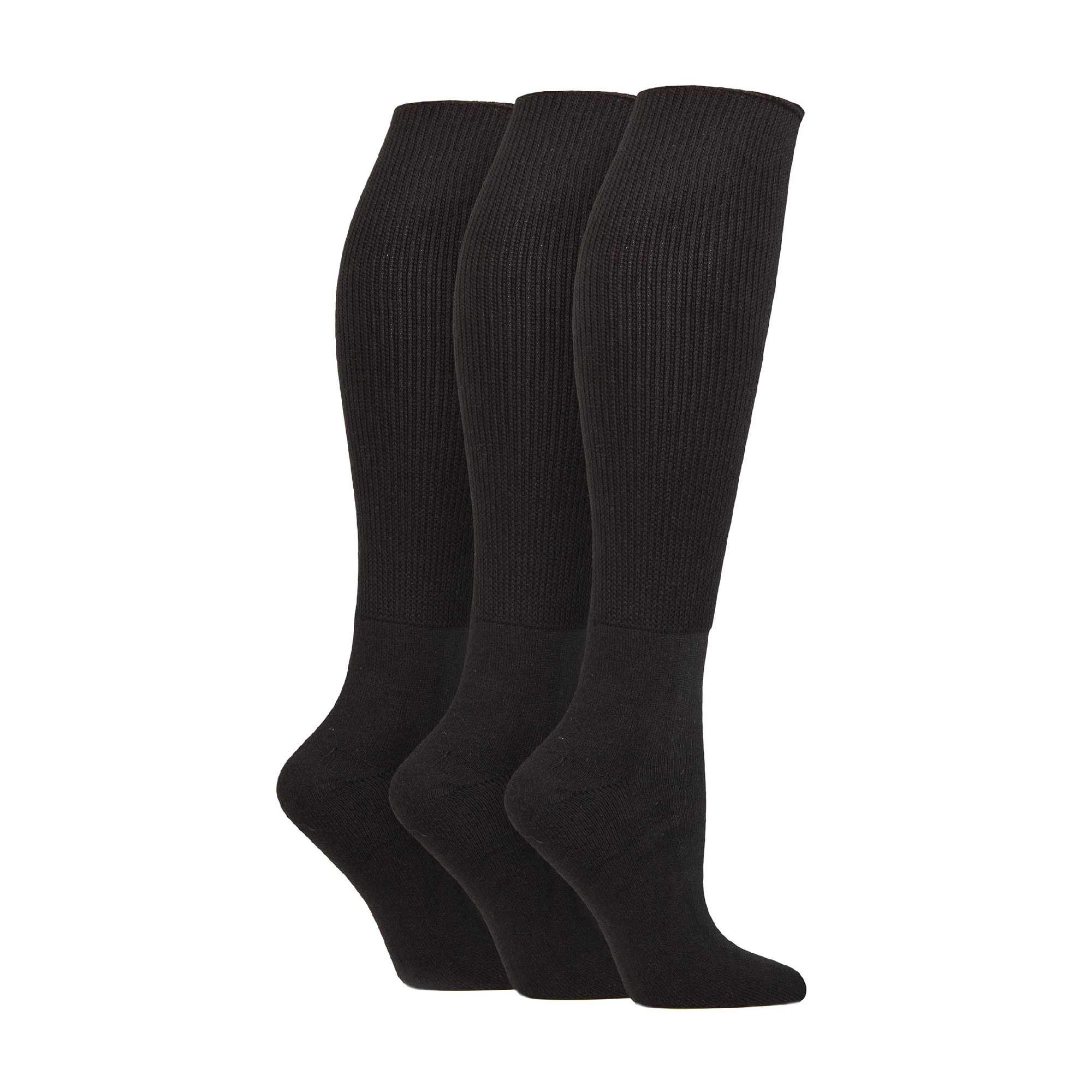 Sock Snob 3 Pack Womens Knee High Soft Bamboo Diabetic Socks