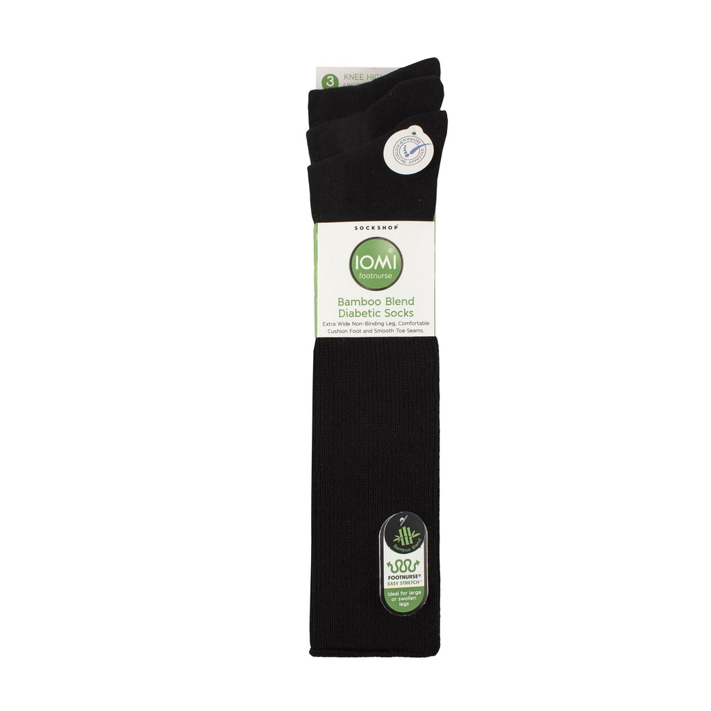 Sock Snob 3 Pack Womens Knee High Soft Bamboo Diabetic Socks
