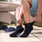 IOMI 12 Pair Unisex Low-Cut Diabetic Trainer Socks: Ideal for Swollen Feet and Ankle