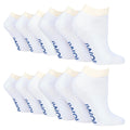 IOMI 12 Pair Unisex Low-Cut Diabetic Trainer Socks: Ideal for Swollen Feet and Ankle
