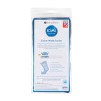 Sock Snob 1 Pack Extra Wide Loose Fit Cotton Oedema Socks for Swollen Ankles