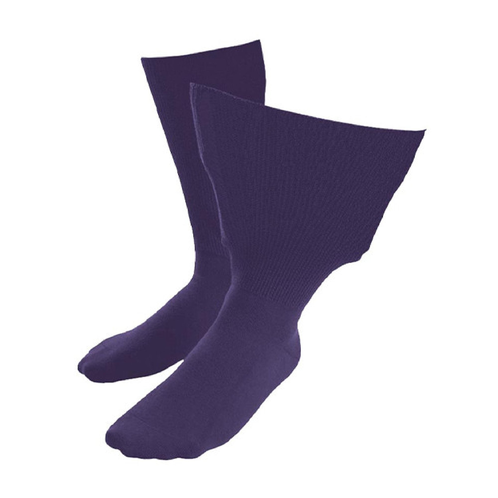 Sock Snob 1 Pack Extra Wide Loose Fit Cotton Oedema Socks for Swollen Ankles