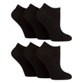 IOMI 6 Pack Womens Diabetic Trainer Socks Extra Wide Socks for Swollen Feet