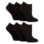 IOMI 6 Pack Womens Diabetic Trainer Socks Extra Wide Socks for Swollen Feet