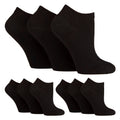 IOMI 9 Pack Womens Diabetic Trainer Socks