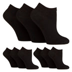 IOMI 9 Pack Womens Diabetic Trainer Socks