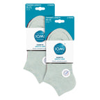 IOMI 6 Pack Womens Diabetic Trainer Socks Extra Wide Socks for Swollen Feet