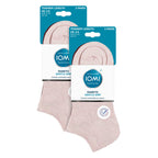 IOMI 6 Pack Womens Diabetic Trainer Socks Extra Wide Socks for Swollen Feet