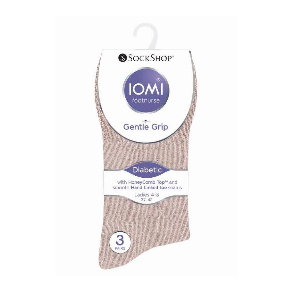 Sock Snob 6 Pack Womens Non Elastic Cotton Diabetic Socks with Seamless Toe