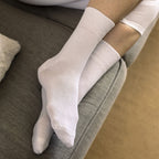 Sock Snob 6 Pack Womens Non Elastic Cotton Diabetic Socks with Seamless Toe