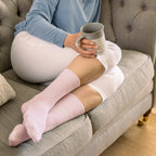 Sock Snob 6 Pack Womens Non Elastic Cotton Diabetic Socks with Seamless Toe