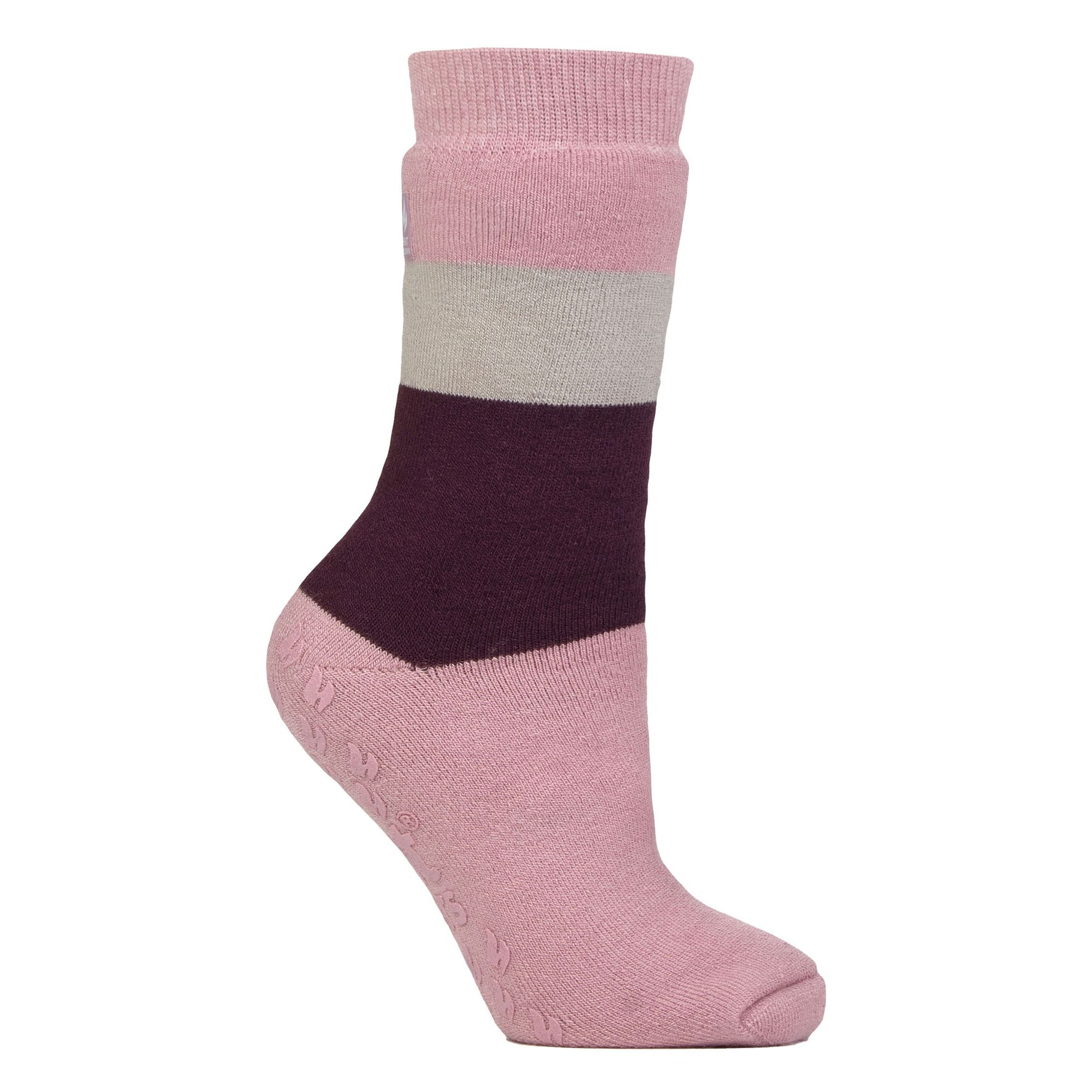 Sock Snob 1 Pack Thick 3.1 TOG Non Slip Thermal Slipper Socks for Raynauds