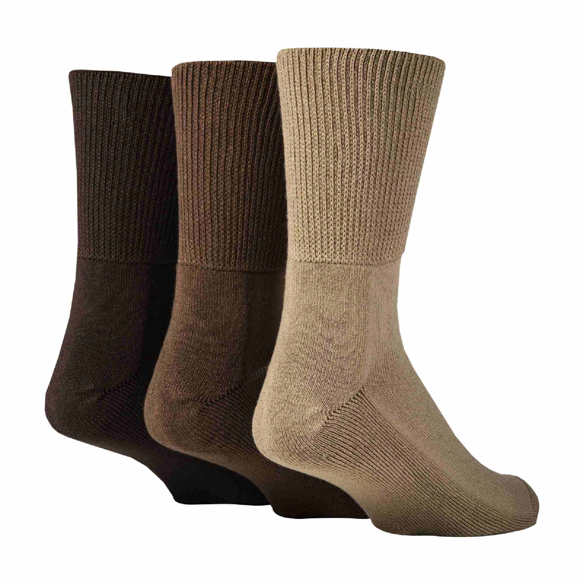 Sock Snob 3 Pack Extra Wide Bamboo Diabetic Socks for Swollen Legs