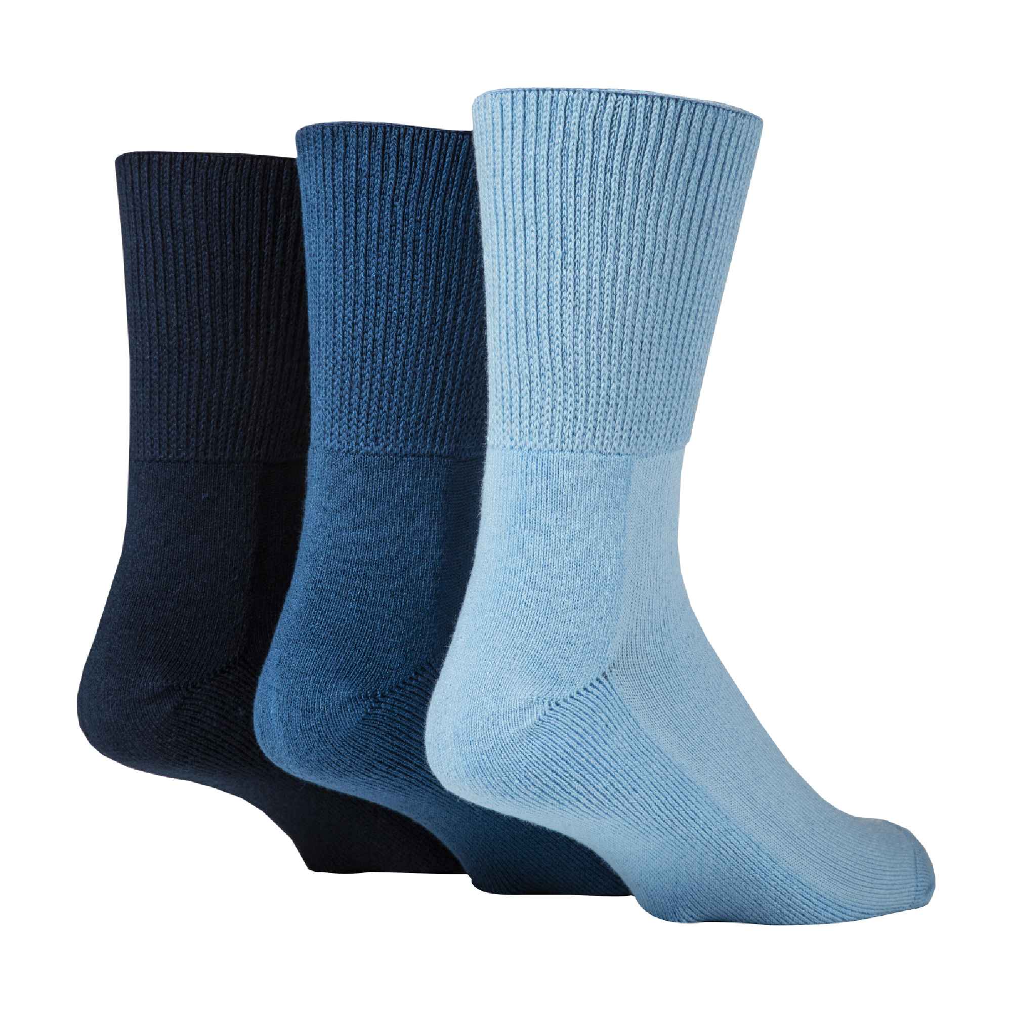 Sock Snob 3 Pack Extra Wide Bamboo Diabetic Socks for Swollen Legs