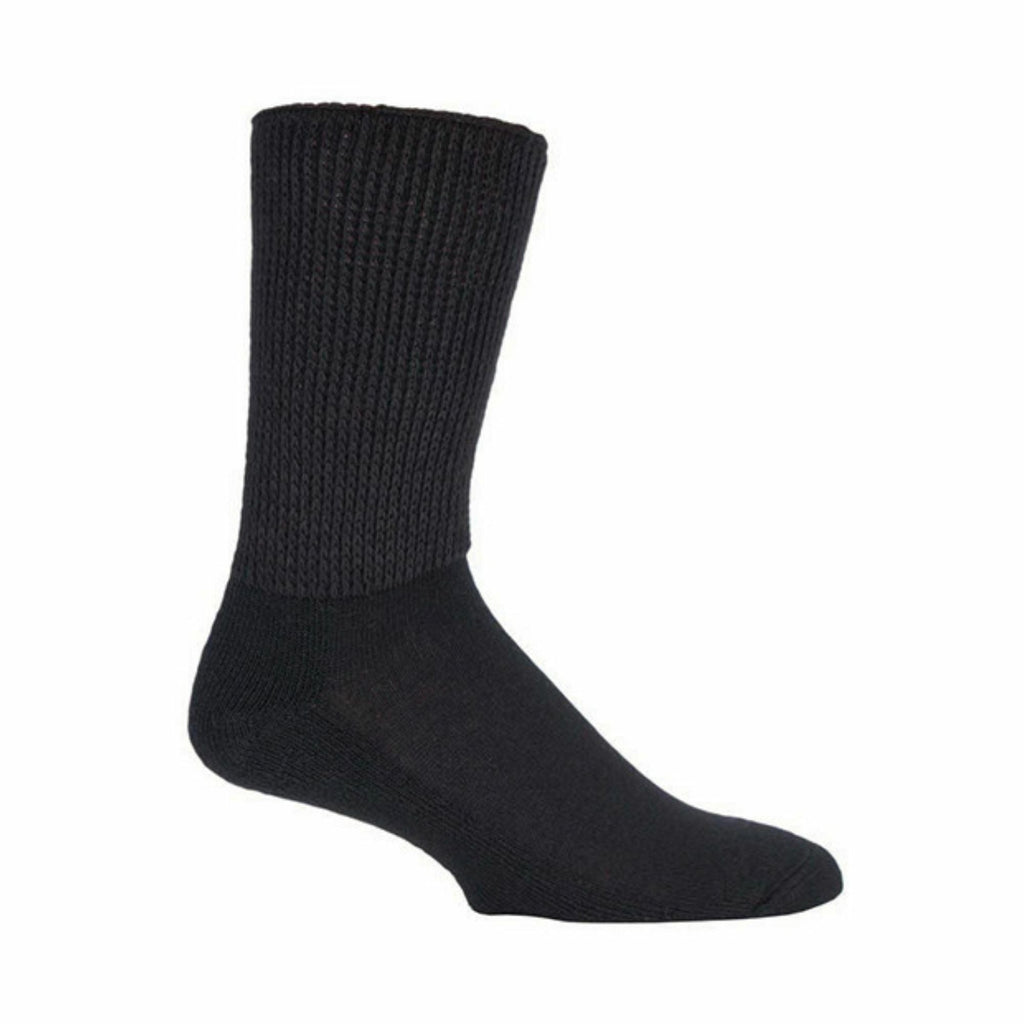 IOMI 3 Pack Extra Wide Cotton Diabetic Socks for Swollen Legs