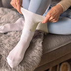 IOMI 3 Pack Extra Wide Cotton Diabetic Socks for Swollen Legs