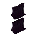 Sock Snob 12 Pairs Womens Diabetic Bamboo Socks