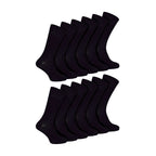 Sock Snob 2 Pack Mens Diabetic Bamboo Extra Wide Non Elastic Socks