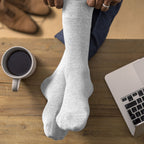 Sock Snob 2 Pack Mens Diabetic Bamboo Extra Wide Non Elastic Socks