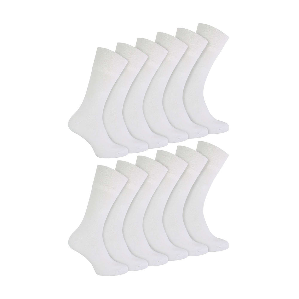 Sock Snob 2 Pack Mens Diabetic Bamboo Extra Wide Non Elastic Socks