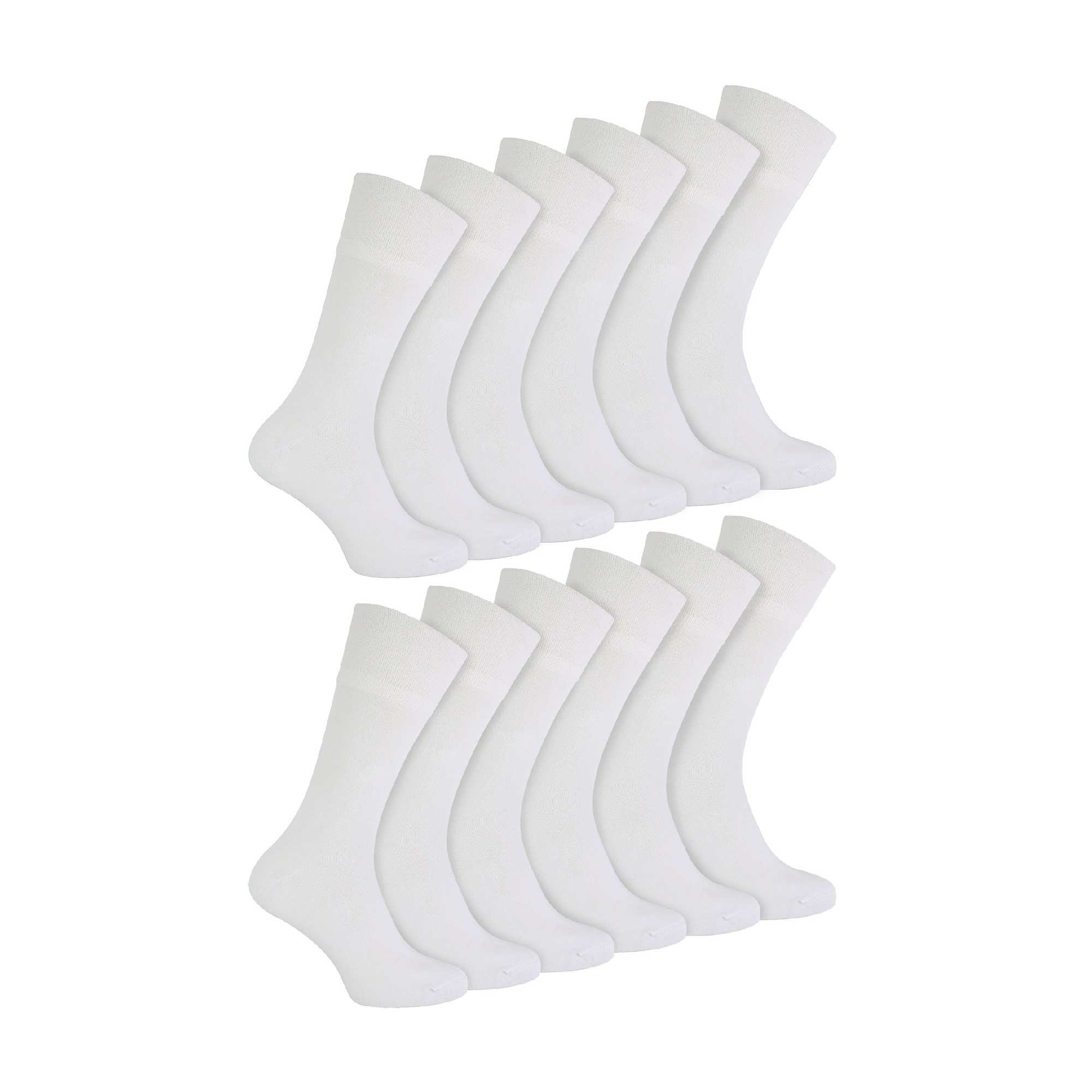 Sock Snob 2 Pack Mens Diabetic Bamboo Extra Wide Non Elastic Socks