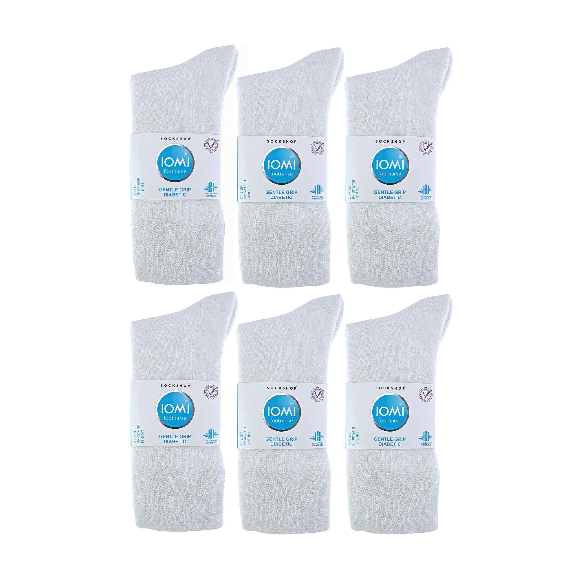 Sock Snob 2 Pack Mens Diabetic Bamboo Extra Wide Non Elastic Socks