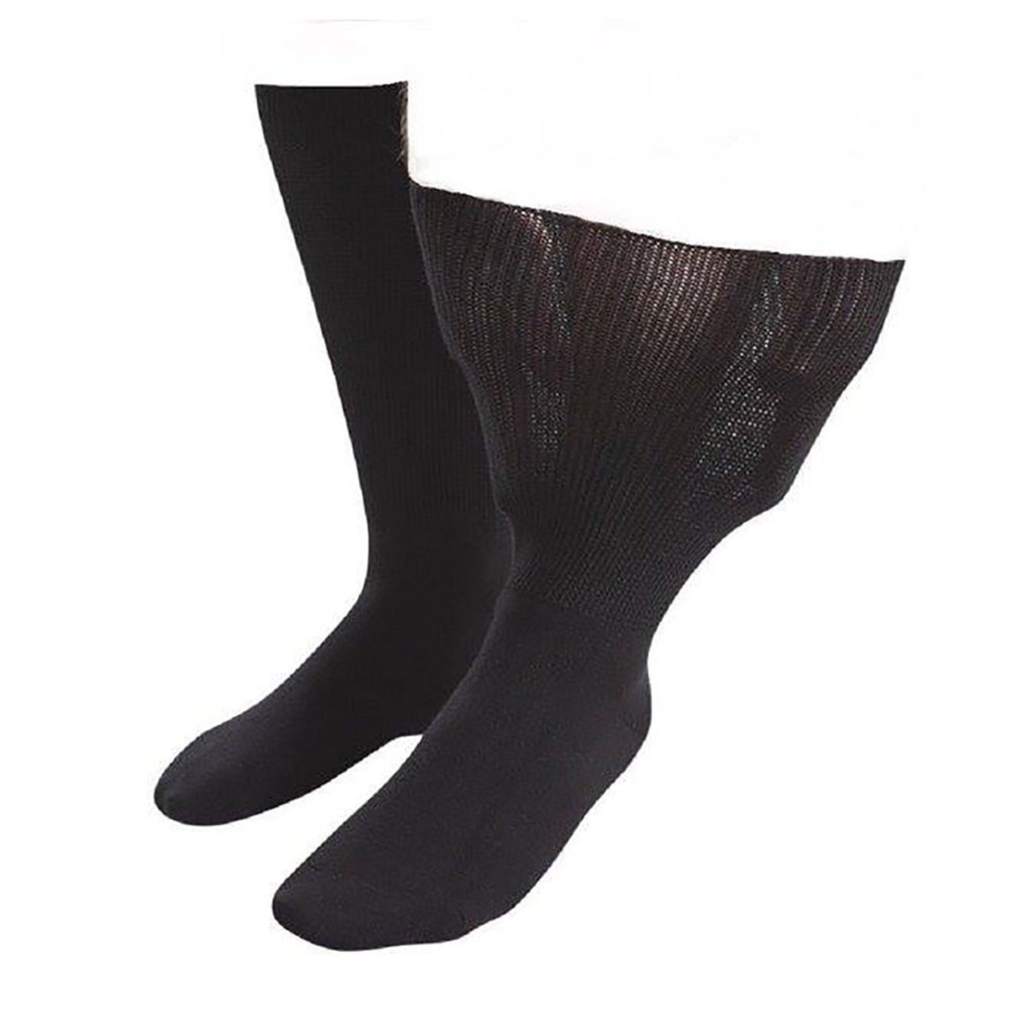 Sock Snob 1 Pack Extra Wide Loose Fit Cotton Oedema Socks for Swollen Ankles