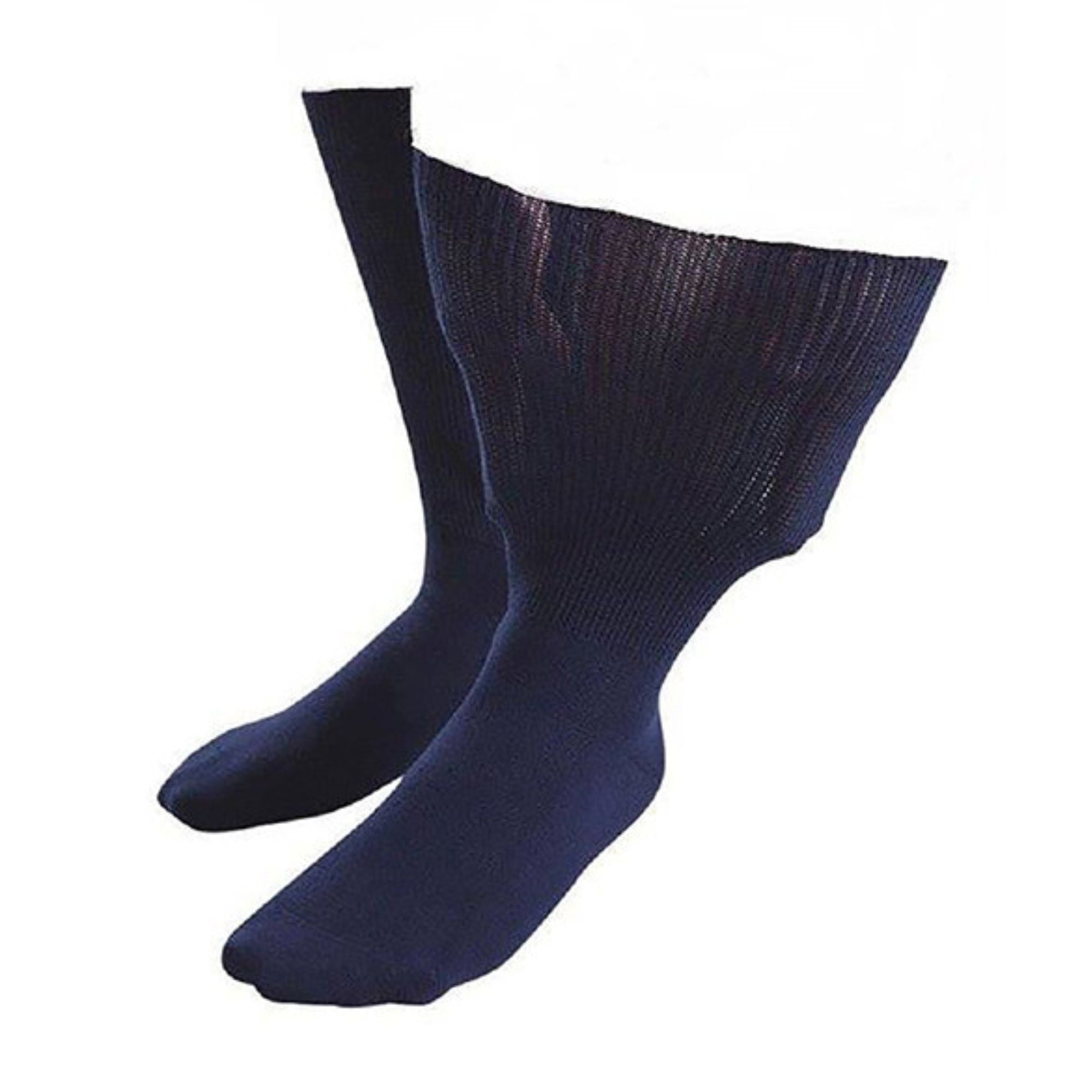 Sock Snob 1 Pack Extra Wide Loose Fit Cotton Oedema Socks for Swollen Ankles